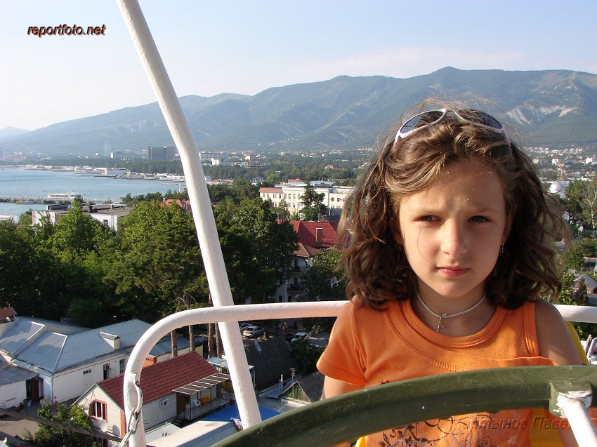 На колесе обозрения в Геленджике