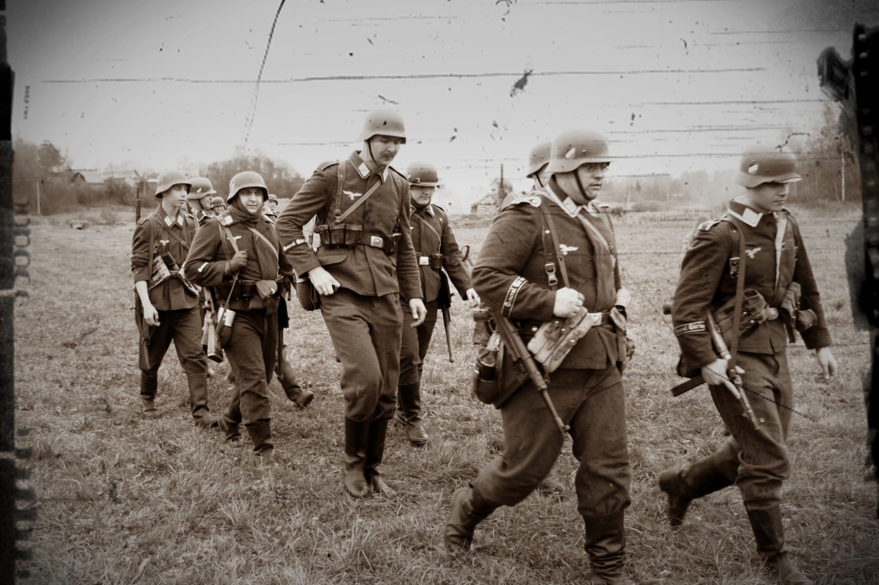 Реконструкция боев "Москва за нами" 2011 год.